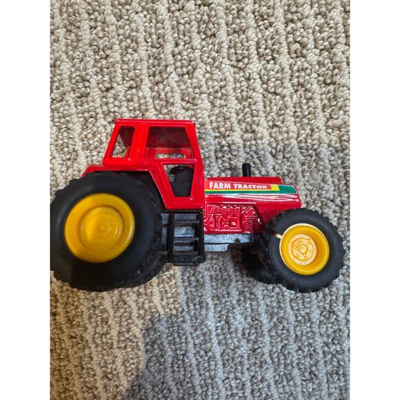 Farm Tractor Toy Vehicle, Red Tractor, Farm Toys, Children's Toy, Collector Toy - Picture 5 of 6
